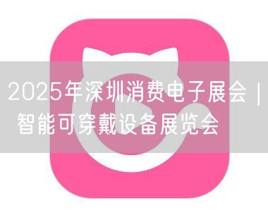 2025年深圳消费电子展会 | 智能可穿